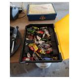 Kego Technic Carrying Case With Assorted Toy Cars