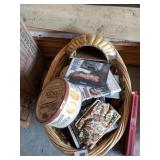 Basket Of DVDs & More