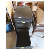 3 Drawer Metal Rolling File Cabinet With Assorted