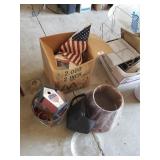 Assorted Glassware,  America Decorations & More