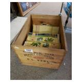 Dupont Explosives Wooden Crate With Can Labels