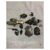 Misc. Lot of Western Jewelry pins, Hair Clips,