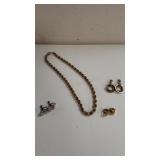 Ladies Costume Jewelry - Necklace & Clip-on