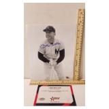 Autographed Print Of Mickey Mantle W/COA - 8"×10"