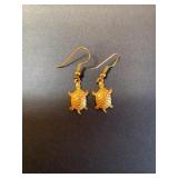 Pair of Small Turtle Earrings
