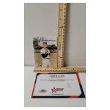 Autographed Print Of Ted Williams W/COA - 3.5"×5"