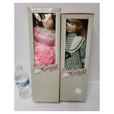 Heritage Porcelain Dolls Still In Box