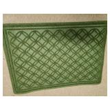 LL Bean Green Waterhog Rug(new)