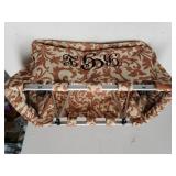 Initialed Tan Basket