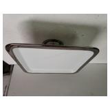 Silver Like Trimmed Porcelain Serving Dish