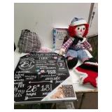 Raggedy Ann Doll, Bridal Shower Dice, & More