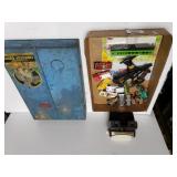 Viewmaster, Toy Cars & Wooden Chemistry Box