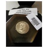 Eisenhower One Dollar Paperweight