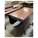 Brandt Mahogany Drop Leaf Dining Table