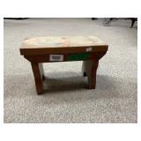 Small Wooden Decorative Stool