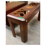 Wooden Sofa Table - Missing Glass on top pieces