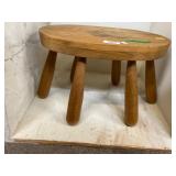 6-legged wooden stool