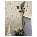 Cat weathervane & mop