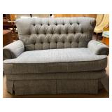 England Inc Blue Upholstered Loveseat