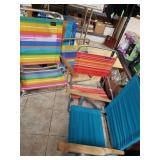 Assorted Beach/outdoor Chairs(5)