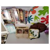 Assorted Cookbooks,  Recipes, Trays & More