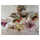 Snowman Tree Topper, Small Christmas Houses &
