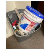 Tote of Misc Supplies
