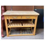 Wooden Kitchen Island