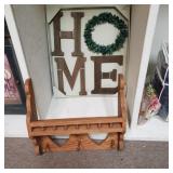 Big Home Decor And Wooden Shelf