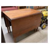 Wooden Drop Leaf Table - (1) fold out leg needs