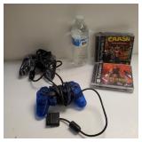 2 Playstation Controllers And 5 Games