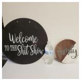 2 Wooden Plaques