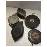 Assorted Chalk Lines & Measuring Tape