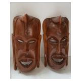 Wooden Face Wall Hangings