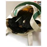 Bag Full Of Yarn And Needles