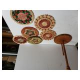 Woven Hot Pads & Paper Towel Holder