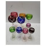 Colorful Glass Stemware