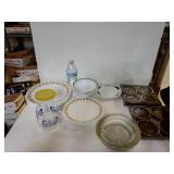 16 Piece Corelle Dishes. Ups Coaster  Ashtray And