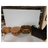 Longaberger Baskets And Longaberger Purse