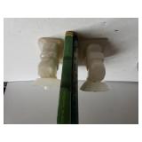 Marble Like Bookends & Books