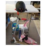 Razor & Pink Scooters, Bike Seat & Helmet