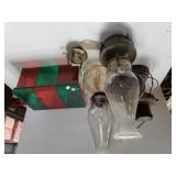 Lantern,  Kerosene Lamps & Christmas Box