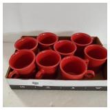 Fiesta Red Coffee Mugs