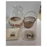 Destination Ashtrays,  Glass Vase & More