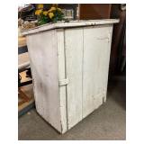 White Wooden Outdoor Cabinet