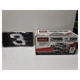 License Plate And Edelbrock Carburetor New