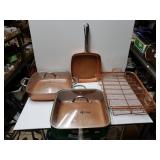 Copper Chef Pans, Fry Basket And Simply Ming