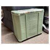 Mint Green Small Laundry Hamper w/chair cushions