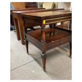 Gold Colored Accented End Table w/drawer