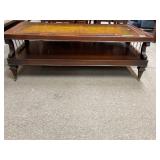 Gold-colored Accented Coffee Table
